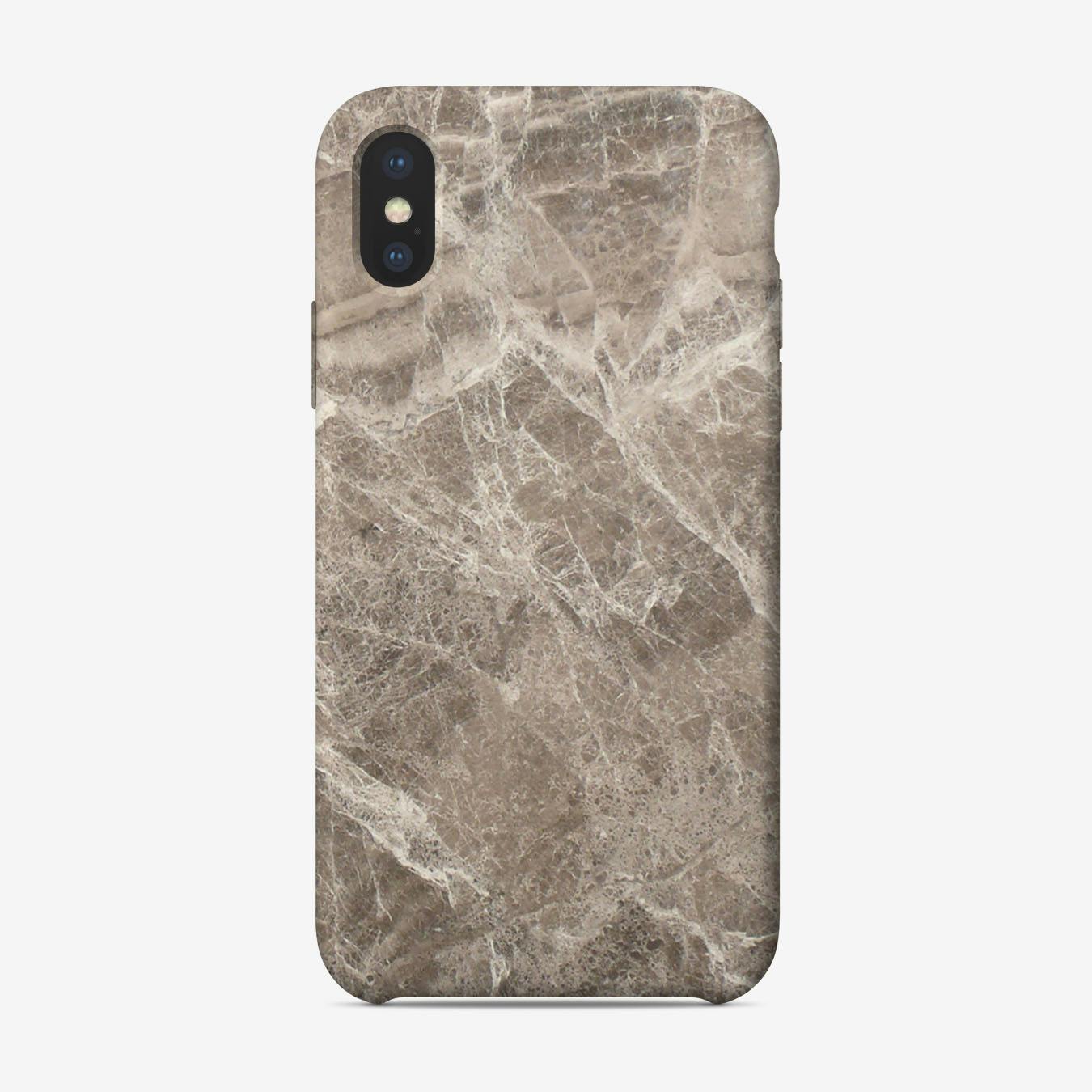 Brown Marble II iPhone Case by Amini54 Fy